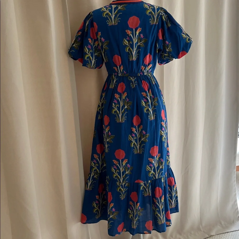 NWT THML brand cotton midi dress size XS - Picture 5 of 11
